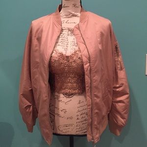 Champagne Bomber jacket